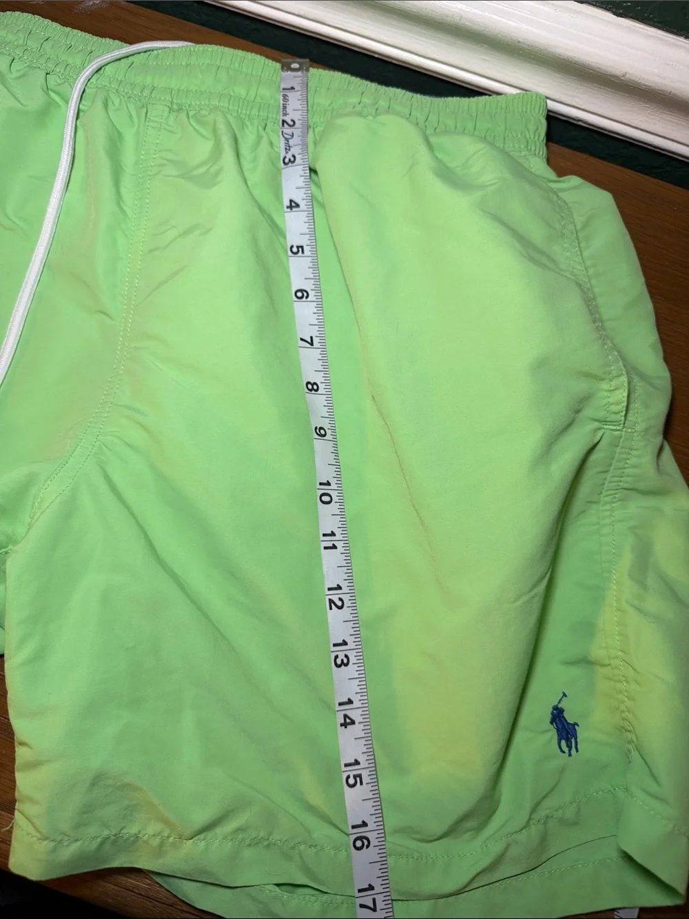 Polo Ralph Lauren Lime Green Traveler Swim Trunks Shorts XL